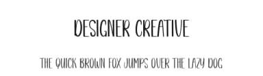 Designer Creative by Scratchones — Script Handwritten Font — thumbnail 1