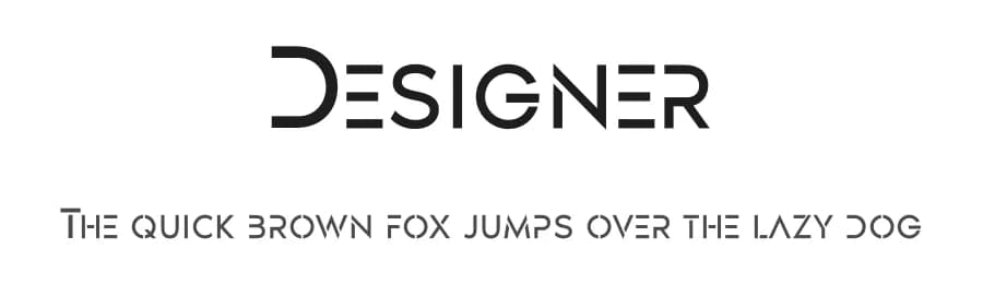 Designer by Belina Studio — Sans Serif Font