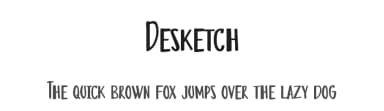 Desketch by erik5541 — Script Handwritten Font — thumbnail 1