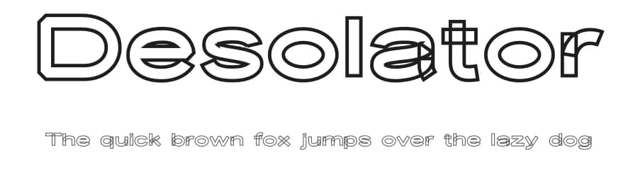 Desolator by Jetsmax Studio — Sans Serif Font