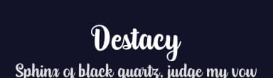 Destacy by Alandya TypeFoundry — Script Handwritten Font — thumbnail 2