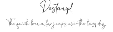 Destanyd by Creatype Studio — Script Handwritten Font — thumbnail 1