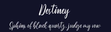 Destiney by FatmaStudio — Script Handwritten Font — thumbnail 2