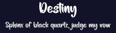 Destiny by Nirmala Creative — Script Handwritten Font — thumbnail 2