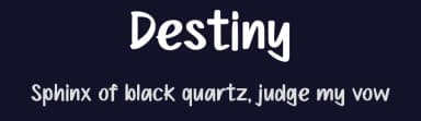 Destiny by Pinisiart — Script Handwritten Font — thumbnail 2