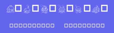 Destiny Little Houses by Destiny's Lady — Dingbats Font — thumbnail 3
