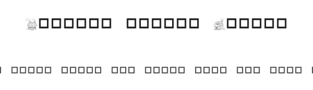 Destiny Little Houses by Destiny's Lady — Dingbats Font