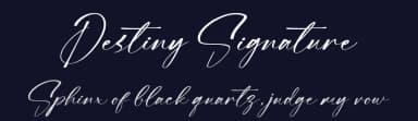 Destiny Signature by Moove Studio — Script Handwritten Font — thumbnail 2