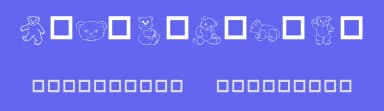 Destiny's Teddy Dings by Destiny's Lady — Dingbats Font — thumbnail 3