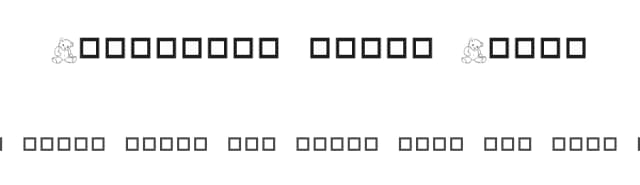 Destiny's Teddy Dings by Destiny's Lady — Dingbats Font