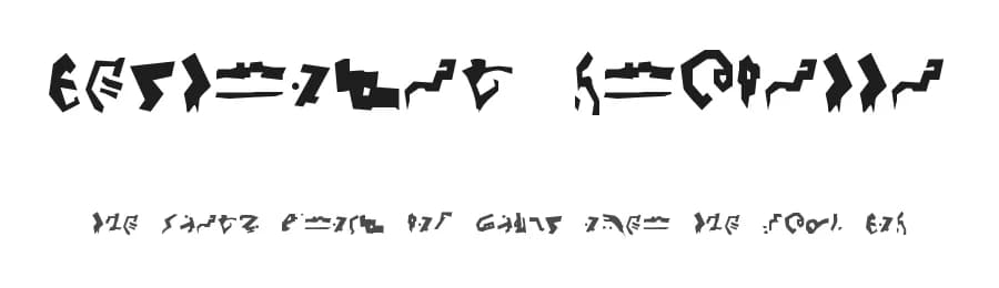 Destronic Grafitti by Pixel Sagas — Dingbats Font