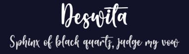 Deswita by Wahyu Studio — Script Handwritten Font — thumbnail 2