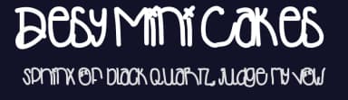 Desy Mini Cakes by Des Gomez — Script Handwritten Font — thumbnail 2