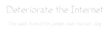 Deteriorate the Internet by Matt B — Script Handwritten Font — thumbnail 1