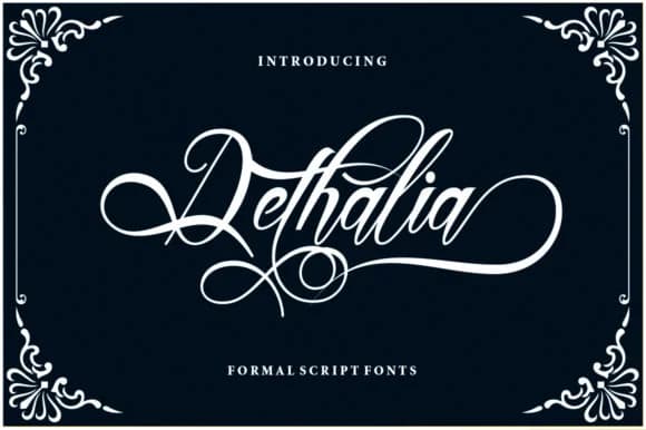 Dethalia Font by sapre.studio — Script Handwritten Font