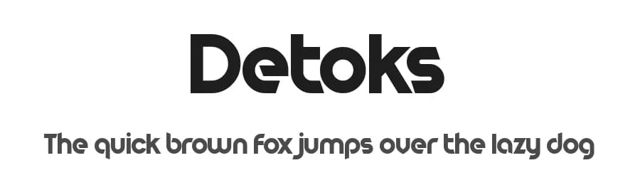 Detoks by Chequered Ink — Sans Serif Font