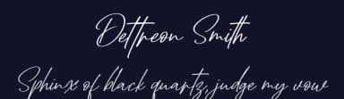 Dettreon Smith by Letterena Studios — Script Handwritten Font — thumbnail 2