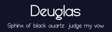 Deuglas by Sealoung — Sans Serif Font — thumbnail 2