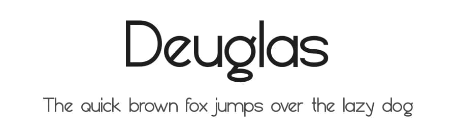 Deuglas by Sealoung — Sans Serif Font