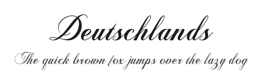 Deutschlands by Fikryal studio — Script Handwritten Font