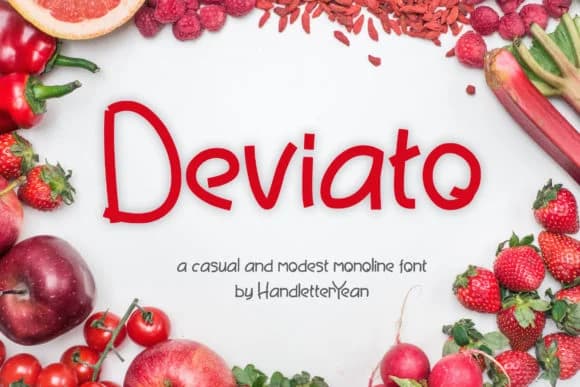 Deviato Font by yean.aguste — Script Handwritten Font