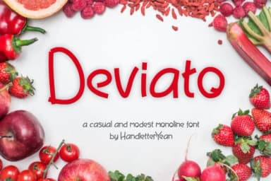Deviato Font by yean.aguste — Script Handwritten Font — thumbnail 1