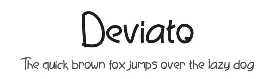 Deviato by HandletterYean — Script Handwritten Font