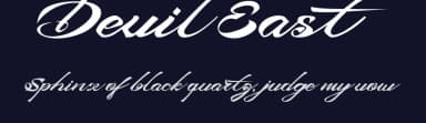 Devil East by FHFont — Script Handwritten Font — thumbnail 2