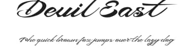 Devil East by FHFont — Script Handwritten Font — thumbnail 1