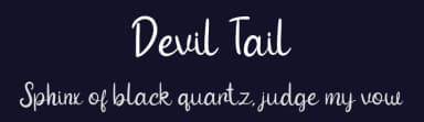 Devil Tail by Attype Studio — Script Handwritten Font — thumbnail 2