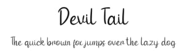 Devil Tail by Attype Studio — Script Handwritten Font — thumbnail 1