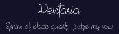 Devitaria by Apriliyanto — Script Handwritten Font — thumbnail 2