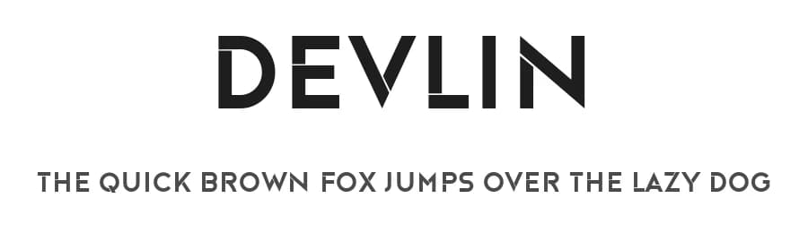 Devlin by Vladimir Nikolic — Sans Serif Font