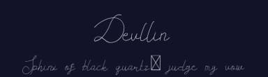 Devllin by Edric Studio — Script Handwritten Font — thumbnail 2