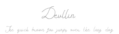 Devllin by Edric Studio — Script Handwritten Font — thumbnail 1