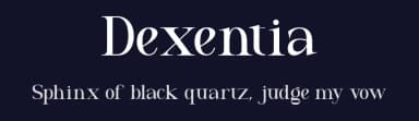 Dexentia by Muksal Creative — Serif Font — thumbnail 2