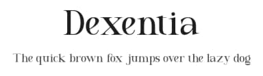 Dexentia by Muksal Creative — Serif Font — thumbnail 1