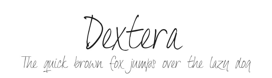 Dextera by JOEBOB graphics — Script Handwritten Font