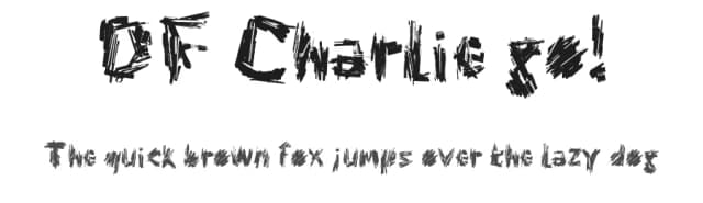 DF Charlie go! by Ko Sliggers — Script Handwritten Font
