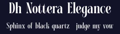 Dh Nottera Elegance by Dharmas Foundry — Serif Font — thumbnail 2