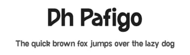 Dh Pafigo by Dharmas Foundry — Sans Serif Font — thumbnail 1