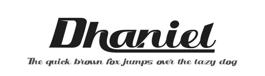 Dhaniel by Debut Studio — Script Handwritten Font