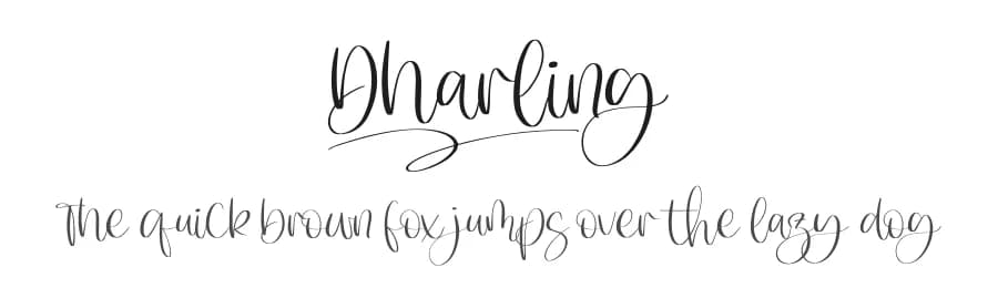Dharling by Integritype Studio — Script Handwritten Font