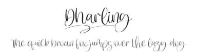 Dharling by Integritype Studio — Script Handwritten Font — thumbnail 1