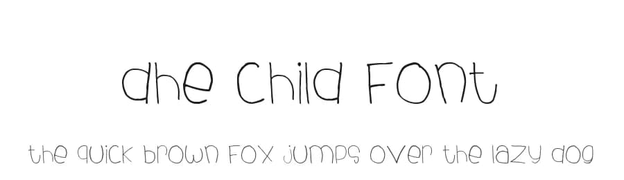 Dhe Child Font by dhe fontana — Script Handwritten Font