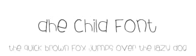 Dhe Child Font by dhe fontana — Script Handwritten Font — thumbnail 1