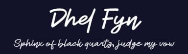 Dhel Fyn by Gracetype Studio — Script Handwritten Font — thumbnail 2