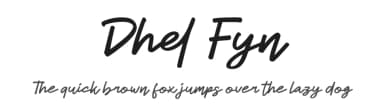 Dhel Fyn by Gracetype Studio — Script Handwritten Font — thumbnail 1