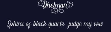 Dhelman by Ahweproject — Script Handwritten Font — thumbnail 2