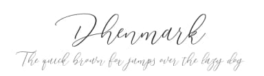 Dhenmark by Balya Studio — Script Handwritten Font — thumbnail 1